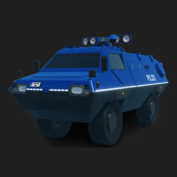 Armored Truck in Emergency Hamburg